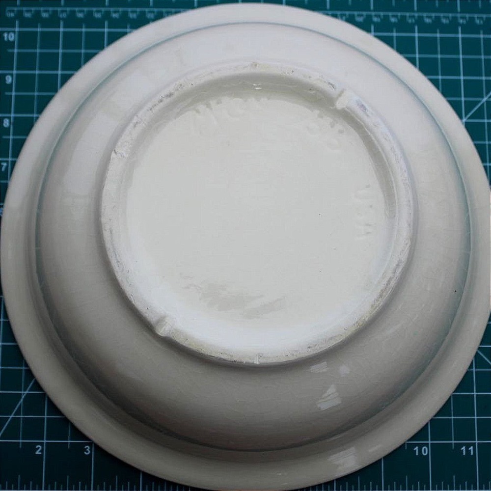 McCoy Pottery 7515 Large Round Serving Bowl Basin Off White Cream USA Vintage - Picture 10 of 10